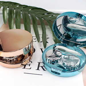 Estuche para <span class=keywords><strong>Lentes</strong></span> <span class=keywords><strong>de</strong></span> <span class=keywords><strong>Contacto</strong></span> <span class=keywords><strong>de</strong></span> Plástico <span class=keywords><strong>de</strong></span> Alta Calidad con Orificios <span class=keywords><strong>de</strong></span> Ventilación, Diseño Simple, Patrón Sólido, Solución <span class=keywords><strong>de</strong></span> Almacenamiento Ligera que Mantiene el Interior Seco - Product Image 2