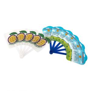 Abanico Promocional Personalizado de Plástico PP, Abanico Pequeño de Mano con Logotipo Impreso - Product Image 1