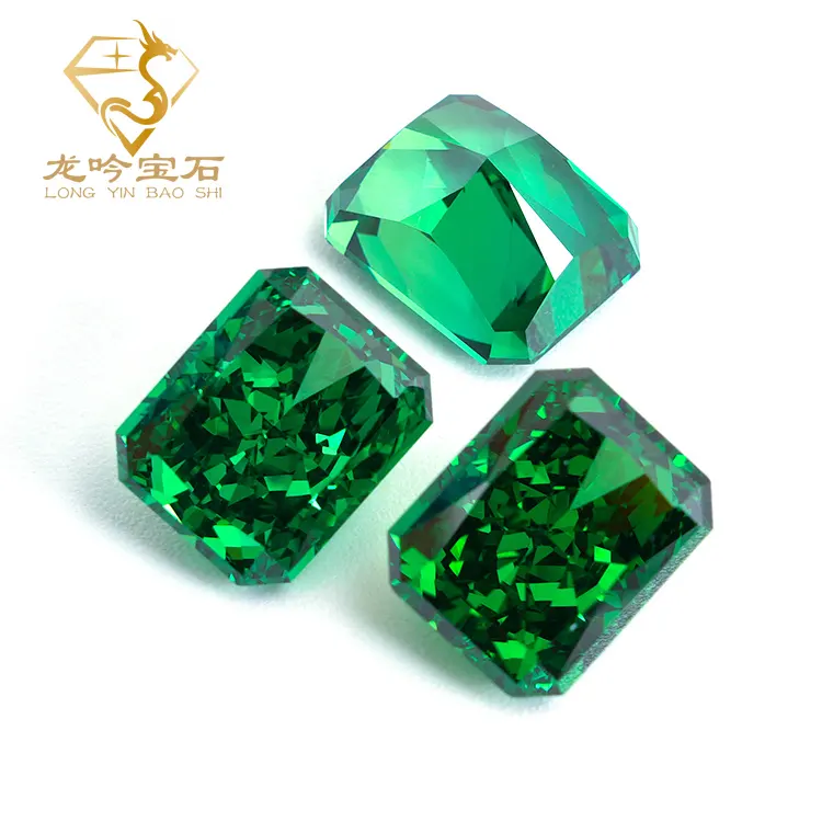 Peridot Factory Source Free Sample Offering 5A Cubic Zirconia Peridot Loose Lab Color Gemstone