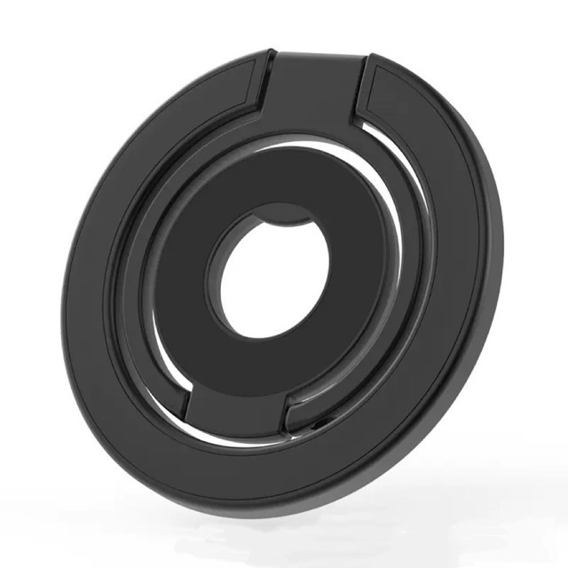Magnetic Ring Holder Strong Magnetism Dual-Ring Metal Phone Stand Foldable Multifunctional Desk Accessory