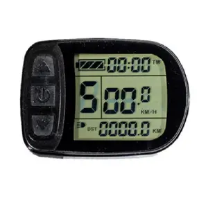 KT-LCD5 e-bike indikator layar LCD, dengan steker tahan air atau steker SM untuk Kit konversi sepeda listrik