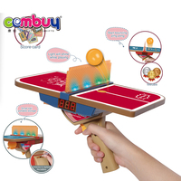 Mini pistolet de tennis de table, jeu d'équilibre, Ping-pong, avec son léger