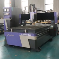 Routeur CNC 4*8 à vendre, machine à bois CNC AKM1325C pour meubles en MDF, haute précision, changement d'outil ATC