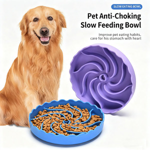 Eco-Friendly Custom Food Grade Silicone <strong>Dog</strong> <strong>Bowl</strong> Stylish <strong>Rounded</strong> Slow Feeder <strong>Dog</strong> <strong>Bowl</strong> for Cats &amp; <strong>Dogs</strong> Travel <strong>Bowls</strong> - Product Image 4