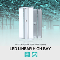 Nuevo diseño 165LM/W Taller High Bay Lights Supermercado Bay Light Supermercado Linear Bay