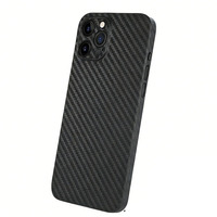 Coque étanche en fibre de carbone pour iPhone 15 16 Pro Max, antichoc, fine, tissée, compatible MagSafe, texture 3K, pour l'extérieur, pour garçons