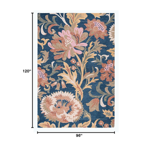 Tapis moelleux au design moderne antidérapant de meilleure qualité Tapis de luxe lavable en machine coloré et hirsute pour sol de chambre à coucher - Product Image 1