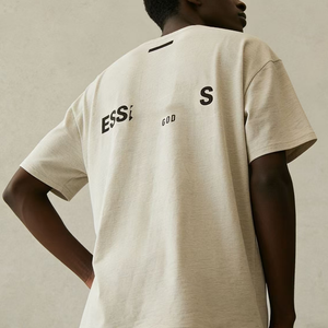 T-shirt Fear tendance, coupe oversize, texture douce et respirante pour jeunes hommes urbains - Product Image 2