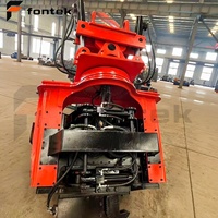 Marteau vibrant hydraulique FONTEX à inclinaison latérale de 45 degrés pour excavatrice de 18 à 26 tonnes