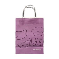 Custom High Quality Luxury White Paperboard Hand Length Flexo Printed Recyclable Film Laminated Shopping Bags for Clothing