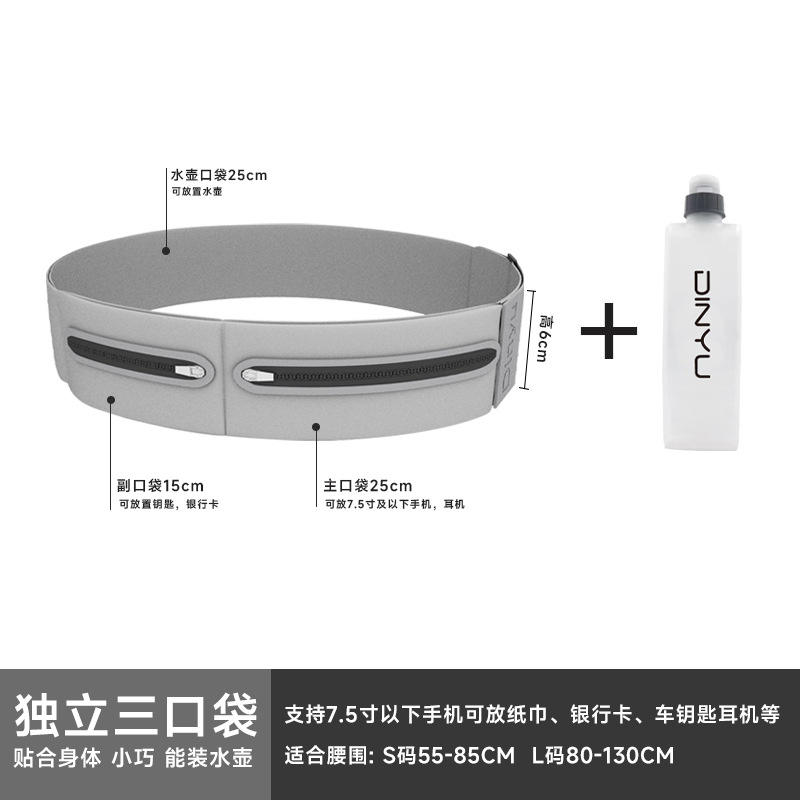 สีเทากราไฟท์ + กาต้มน้ำ - ขนาด L (รอบเอว 80-130 ซม.)