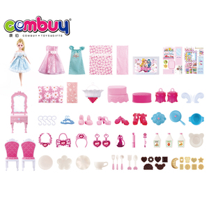 Dress up pretend gioca ragazze gioco villa casa di bambola del giocattolo del bambino - Product Image 4