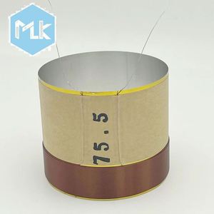 Bobina de Voz para Altavoz MLK <span class=keywords><strong>ASV</strong></span> de Aluminio Blanco, Bobina de 4/<span class=keywords><strong>5</strong></span>/6/8/10/12/18 Pulgadas, Reparación de Altavoces, Accesorios para Unidades de Sonido - Product Image 1