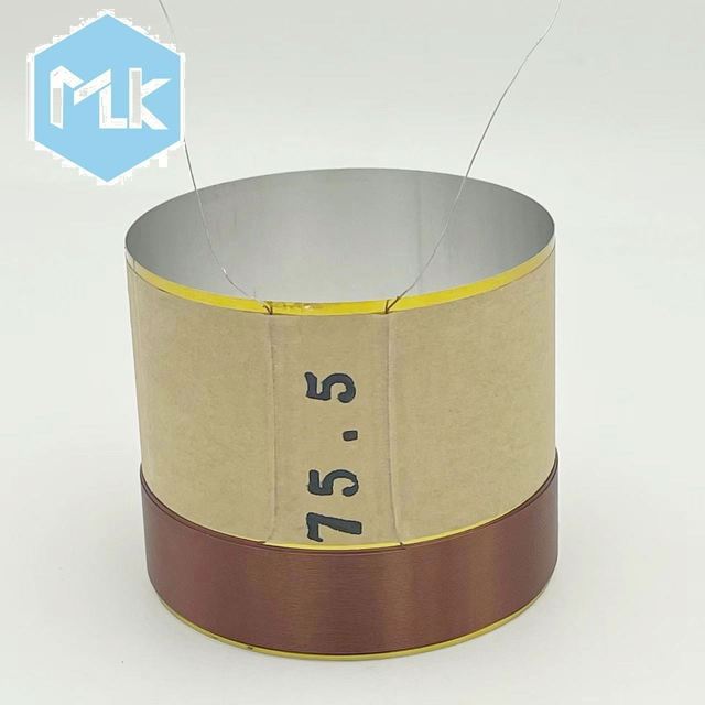 MLK ASV White Aluminum Woofer Voice Coil Coil 4/5/6/8/10/12/18 Inch Audio Speaker Repair Sound Unit Accessories