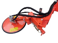 Tête de tondeuse hydraulique côté gauche montée sur le tracteur arrière