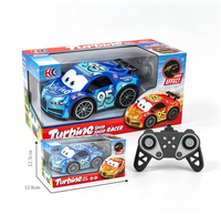 Coche de Control Remoto de Dibujos Animados con Función Completa de Avance, Retroceso, Izquierda y Derecha, Regalo de Cumpleaños Perfecto para Niños Pequeños, Juguete de Coche Deportivo RC de Dibujos Animados