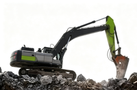 Marque mondiale renommée de machines de terrassement, Excavatrice sur chenilles électrique ZE550GES de 53,5 tonnes, double mode, climatisation