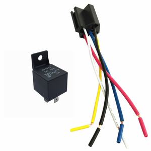 12V 40A 自動車用リレー JD19145 フットプラスチック製背面取り付け穴付きケーブルソケット、ノーマルオープン接点、ROHS準拠 - Product Image 2