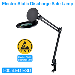 <span class=keywords><strong>Lampe</strong></span> <span class=keywords><strong>d</strong></span>'inspection électronique ESD pour <span class=keywords><strong>atelier</strong></span>, <span class=keywords><strong>lampe</strong></span> loupe ESD noire sécurisée avec bras articulés, <span class=keywords><strong>lampe</strong></span> anti-électrostatique - Product Image 5