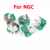 Accessoires de jeu de bâton de pouce de manette analogique 3D pour pièces de réparation de contrôleur Nintendo NGC & Gamecube