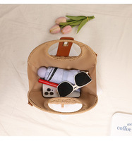 Sac bandoulière en papier tressé avec fermoir, nouvelle collection – Sac à main tendance avec boucle, idéal pour les vacances à la plage en été