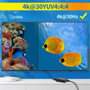 4K 100M HD MI Extender <span class=keywords><strong>Video</strong></span>-Sender-Empfänger Netzwerkkabel RJ45 HD-MI Extender für Kamera Laptop PC zu TV-Monitor - Product Image 2