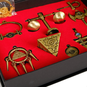 Set de Collar y Llavero de Aleación Yu-Gi-Oh, Bloques de Construcción del Milenio Yu-Gi-Oh, Rueda de la Sabiduría, Caja de Regalo de Artefactos - Product Image 4