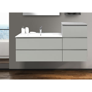 Meuble de salle de bain suspendu MOD. B-GO CM 145 PLASTER - Product Image 1