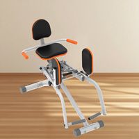 YUNPAO 2025 Appareil d'abduction des hanches en acier inoxydable, portable et réglable, pour usage domestique, pour l'exercice des adducteurs, des abducteurs et des fessiers