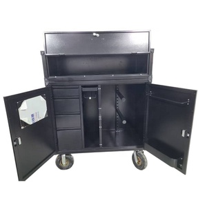 Superluck - Armario de Metal Galvanizado Antirrobo Personalizado, Caja para Equipo Ecuestre con Ruedas - Product Image 1