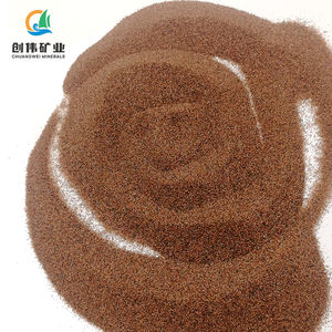 उच्च कठोरता उच्च शुद्धता समुद्र गुलाबी गार्नेट रेत 20/40/60/80 ग्रिट सैंडब्लास्टिंग वाटरजेट काटने मशीन के लिए घर्षण - Product Image 4