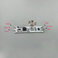 Modul Sensor Sentuh LED DC5V 24V 12V Peredupan Cerdas Sensor Kapasitansi Tanpa Sentuh Paduan Aluminium Bersertifikat CE