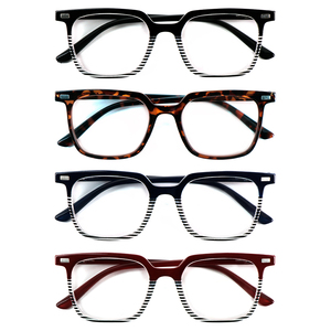 Bán buôn Kính Đọc Sách nam thời trang chống ánh sáng màu xanh khung vuông biểu tượng tùy chỉnh kính đọc sách cho Unisex - Product Image 2