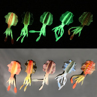 Vente en gros 7cm 2g haute simulation mini silicone calmar appât lumineux pêche en eau salée poulpe leurre