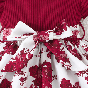 เสื้อผ้าเด็ก ชุดเดรสทรงเอ ระบายอากาศได้ดี แขนสั้น ขอบระบาย น่ารัก ลายดอกไม้ สำหรับฤดูร้อน ใส่ได้ทุกวัน สำหรับเด็กผู้หญิงตัวเล็ก - Product Image 5