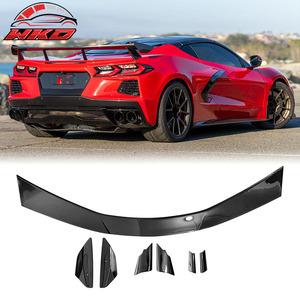 Alerón Trasero Estilo Ala Alta con Estampado de Fibra de Carbono para Chevy Corvette C8 Stingray 2020-2026 - Product Image 1