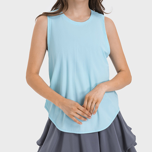 2023 nouveau débardeur de Tennis léger et respirant maille couture sans manches T-shirt de sport pour femmes - Product Image 4