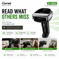 Escáner de Código de Barras 2D Comet EP-8800, Lector de Códigos QR Portátil para Punto de Venta Minorista, Pago Móvil, OEM, ODM