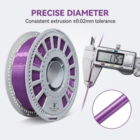 Filament PLA Soie en Gros 1.75mm 1kg, Haute Vitesse pour Imprimante 3D, Lisse Brillant Sans Filamentisation, Logo Personnalisé OEM Écologique Biodégradable