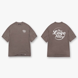 เสื้อยืดแขนสั้นสีลูกกวาดพิมพ์ลายสโลแกนตามสั่งคุณภาพสูง สไตล์สตรีทโดปามีน สำหรับฤดูร้อน ผ้าฝ้าย 100% ระบายอากาศได้ดี - Product Image 2