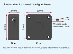 Silent <b>Door</b> Closer Adjustable Wire Automatic Punch Free for Anti-theft Multifunctional Pulldoor - Product Image 2