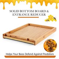 6-teiliges professionelles Bienenstock-Zubehör-Set: 10-Rahmen-Teleskop-Oberabdeckung und Innenabdeckungs-Set