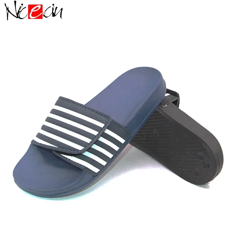 Comfortable Sole Multiple Colors Black Strap Printing Slides Sandals For Men Women Custom Logo Rubber house Slippers