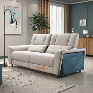 أريكة كهربائية حديثة وظيفية مع أضواء LED وشحن USB كرسي معتم بالطاقة - Product Image 2