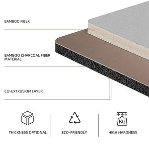 Panel de Pared Decorativo de Bambú, Panel de Pared de PVC, Panel de Pared de Fibra de Bambú WPC - Product Image 5