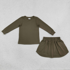 Ropa de Boutique para Niñas, Camisas de Manga Larga, Faldas, Pantalones Cortos, Conjuntos de Ropa de Algodón - Product Image 5