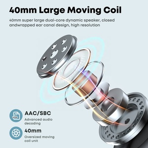 Thêm Bass Tai Nghe Tiếng Ồn Hủy Bỏ Bluetooth V5.1 Không Dây Gấp Thiết Kế Thể Thao Âm Nhạc Stereo Tai Nghe Không Dây Bluetooth - Product Image 6