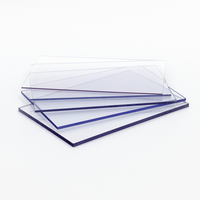 Plaque solide en polycarbonate enduit UV, panneau PC solide haute résistance pour vitrage de toit de véranda