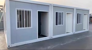 Portable 20ft 40ft Mini <span class=keywords><strong>Maison</strong></span> Conteneur En Acier Villa Préfabriquée Contemporaine En Bois pour Bureau À Domicile Hôtel Boutique 2-3 Salles De Bains - Product Image 2