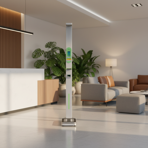 Huasheng เครื่องชั่งน้ำหนักทางการแพทย์อัลตราโซนิค, HS-X2มา<span class=keywords><strong>ตรวจ</strong></span>สอบความสูงทางการแพทย์ด้วยตนเอง - Product Image 3